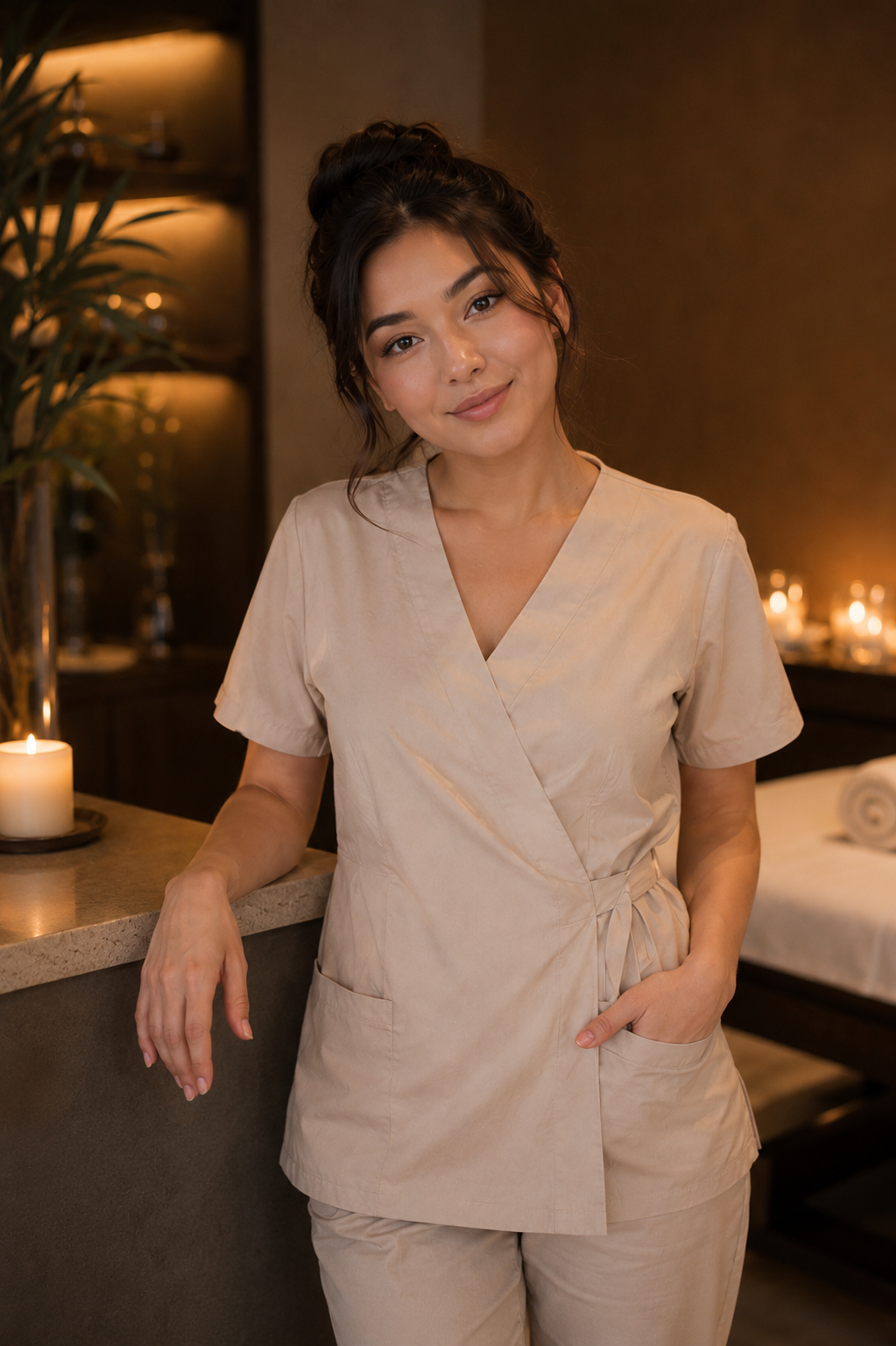 Massage therapist Aliya